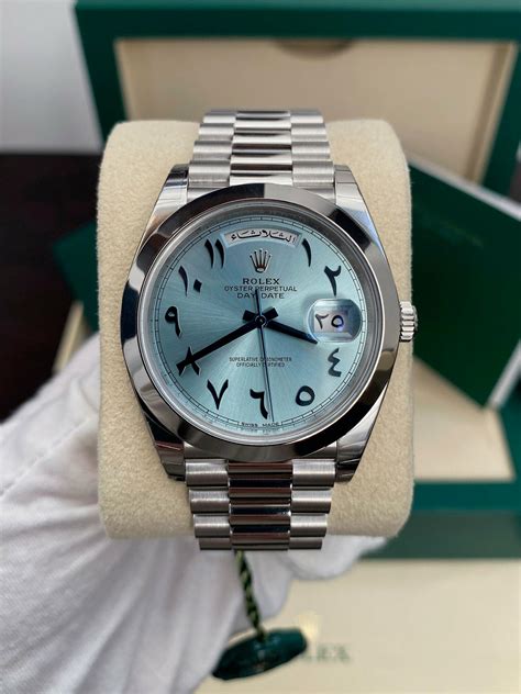 arabic face rolex day date|Rolex watch price day date.